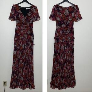 Fame and Partners Womens Size 2 Floral Print Maxi Dress